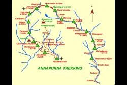 Annapurna Circuit Trek (map)